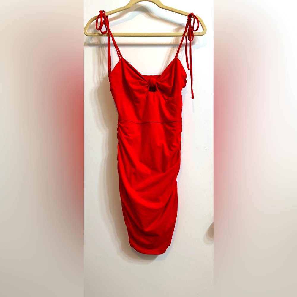 Superdown Ruched Dress XS